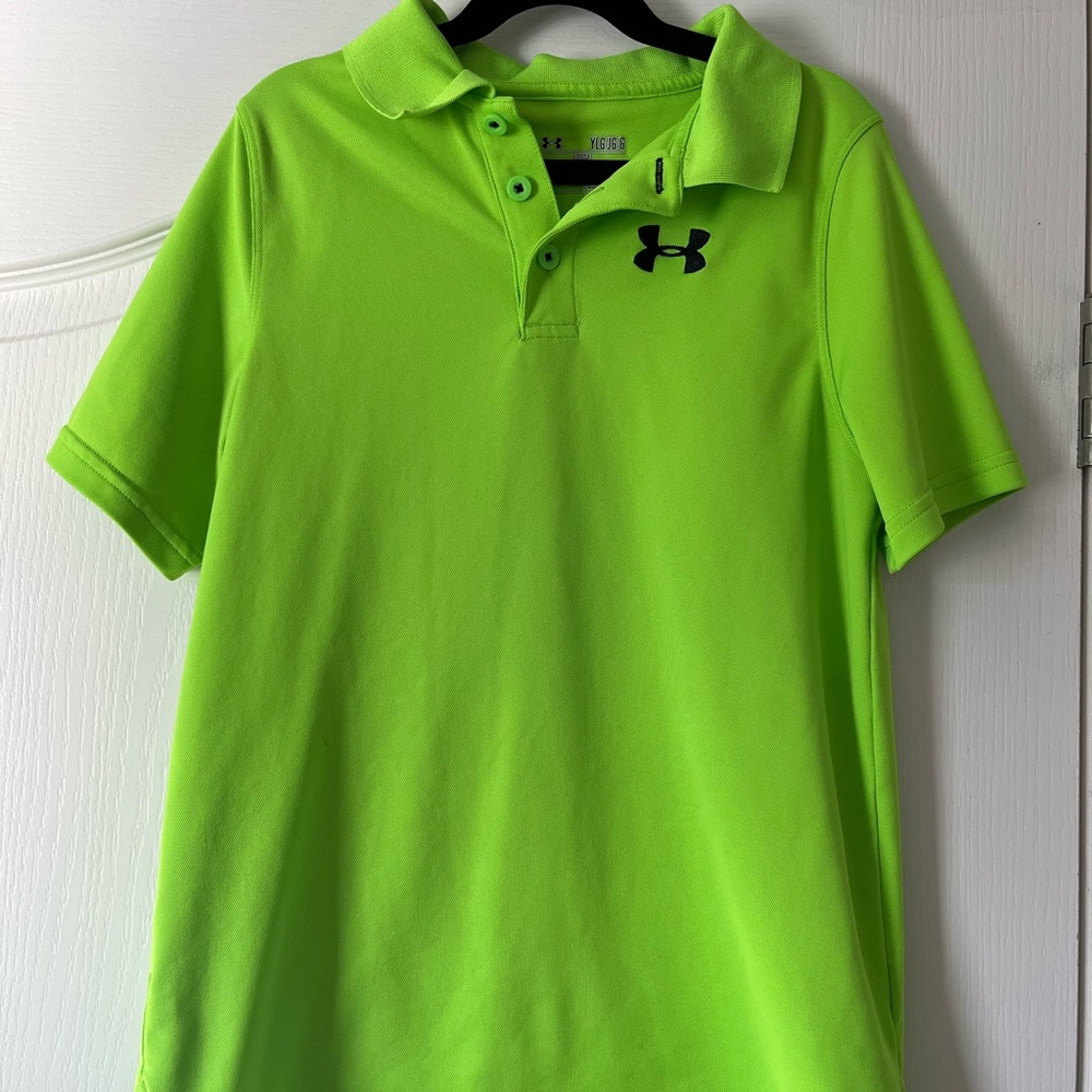 Under Armour Boy’s Vibrant Green Polo Shirt